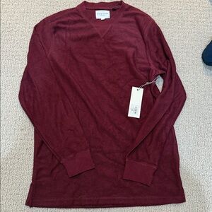 Burgundy Long Sleeve Shirt